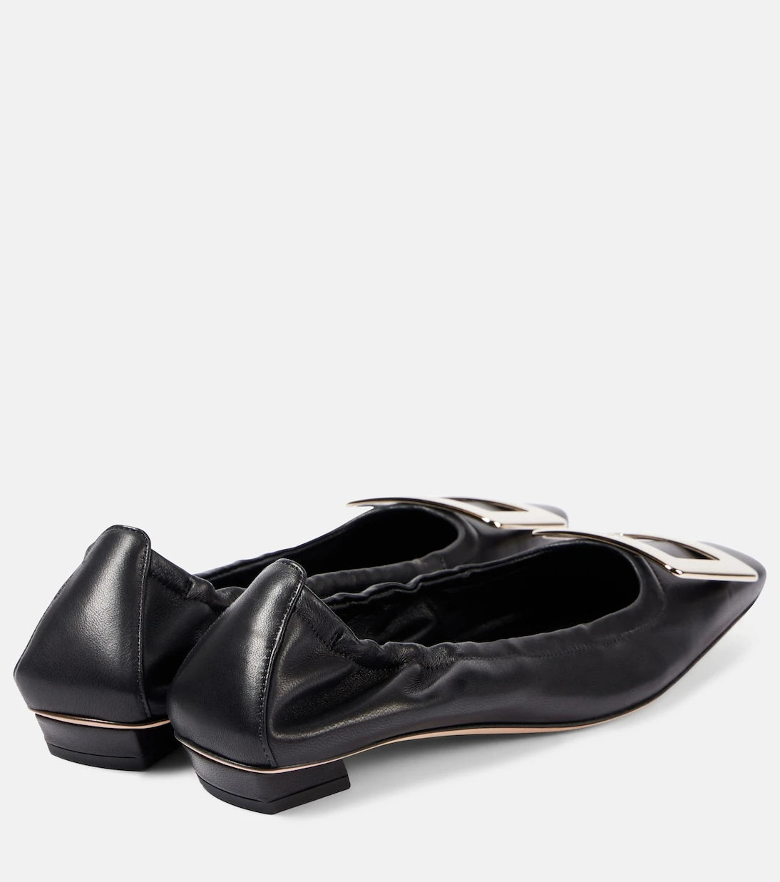 Roger Vivier - Belle Vivier leather ballet flats