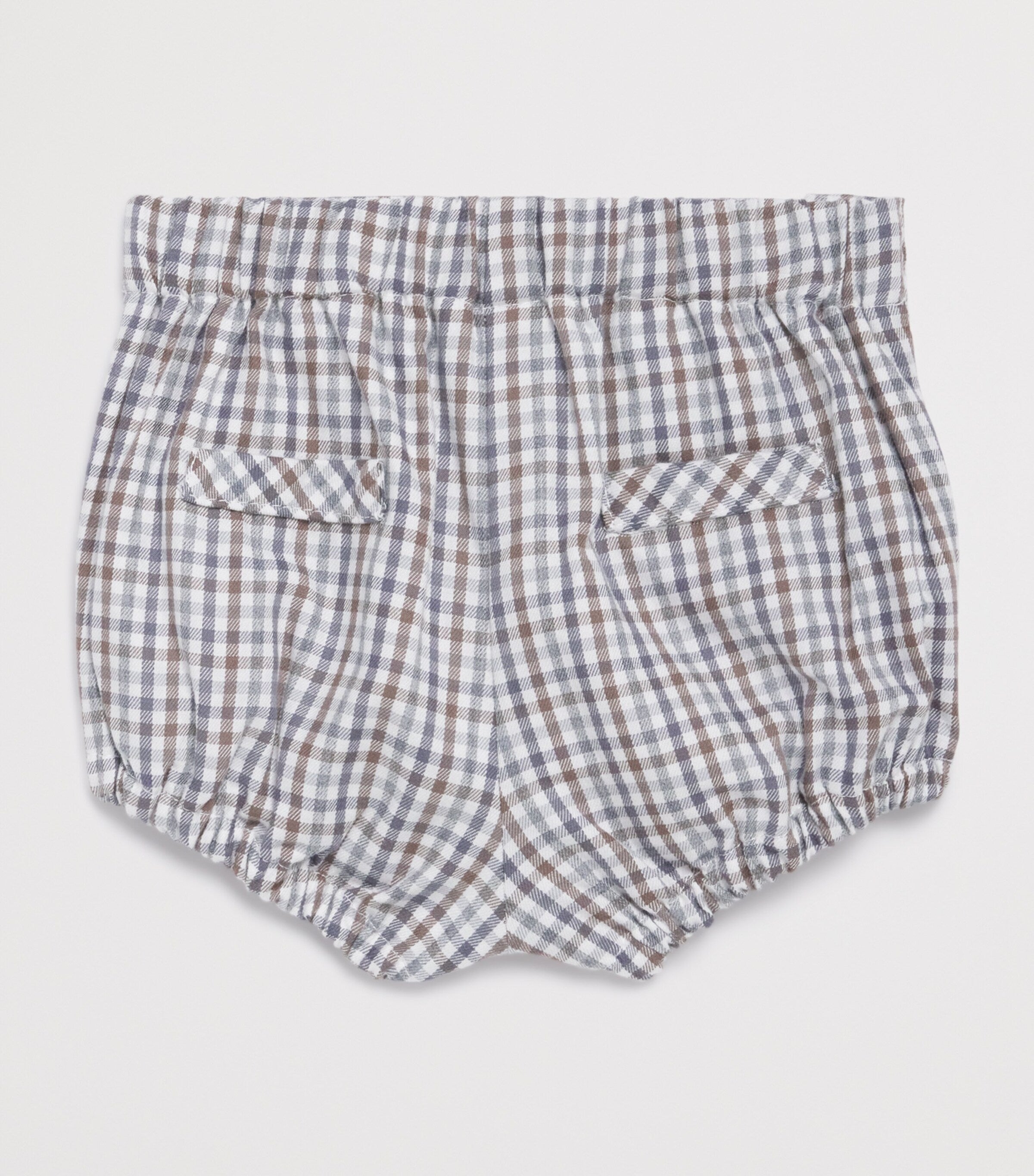 Cotton-Blend Check Print Bloomers (3-12 Months)