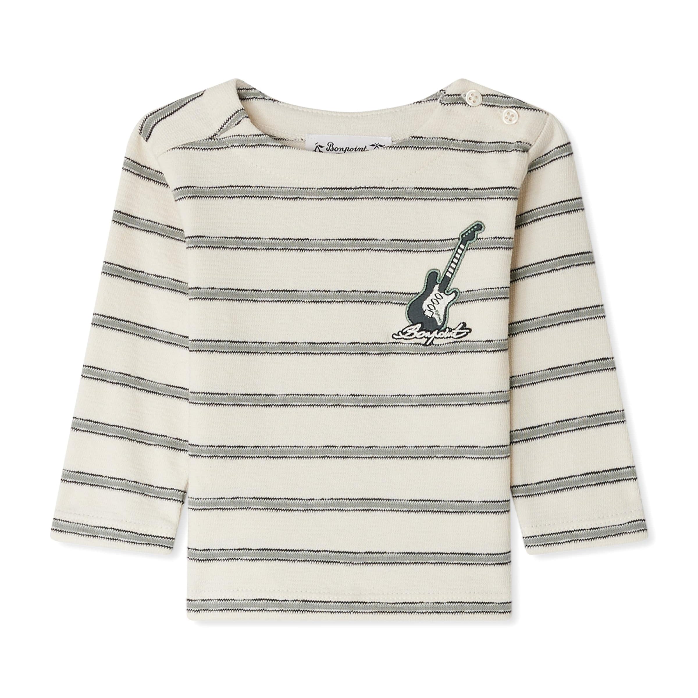 Cotton Guitar Long-Sleeve T-Shirt (6-18 Months)
