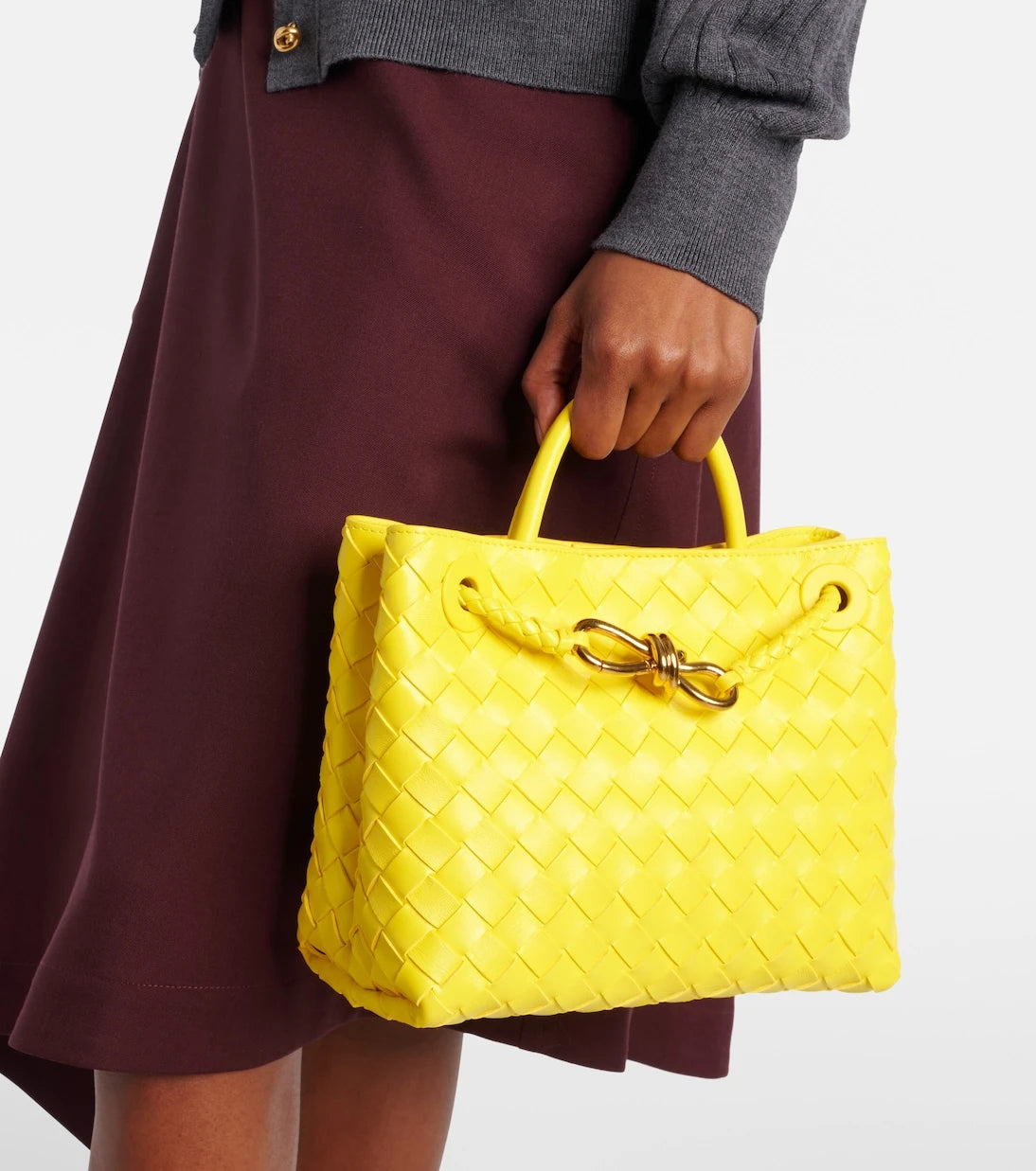 Bottega Veneta - Andiamo Small leather tote bag