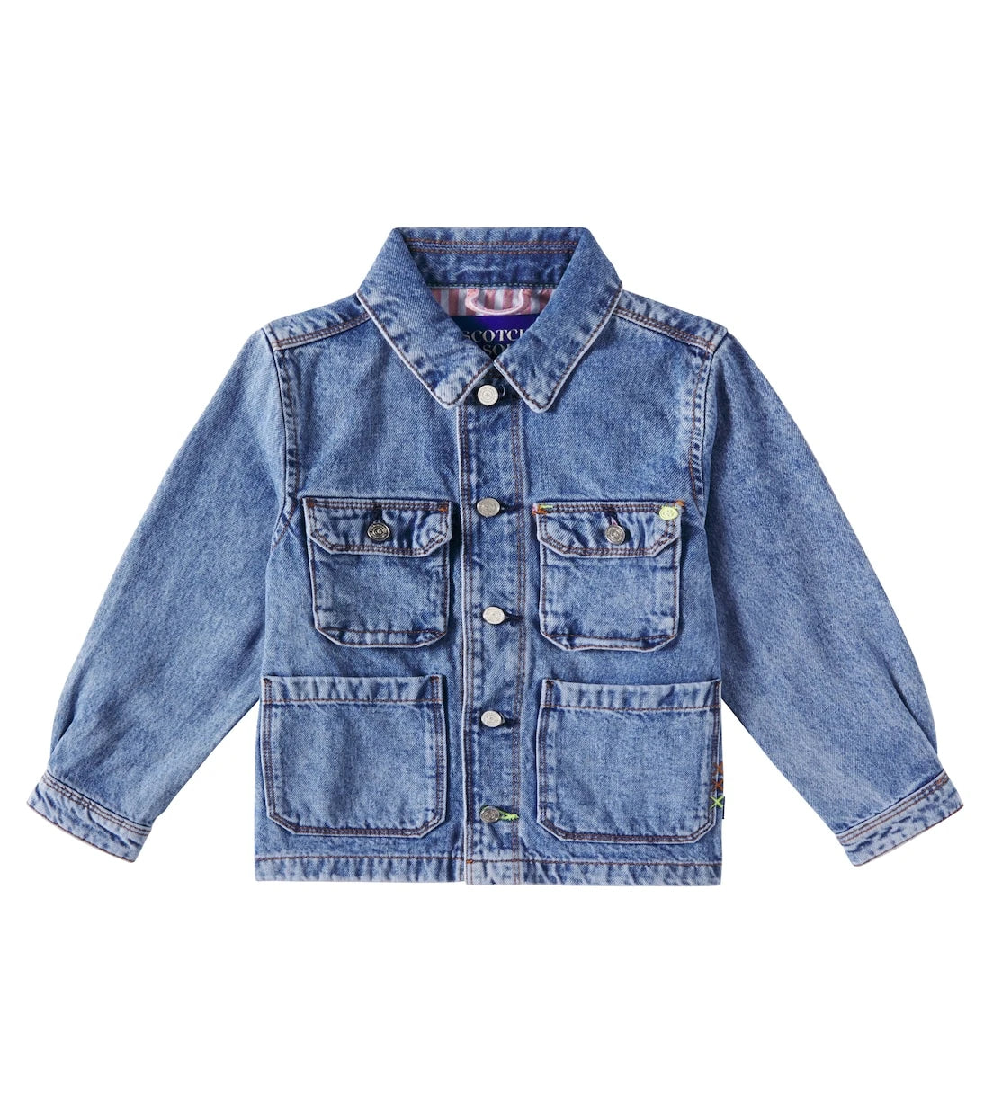 جاكيت جينز Worked Out للأطفال من Scotch & Soda