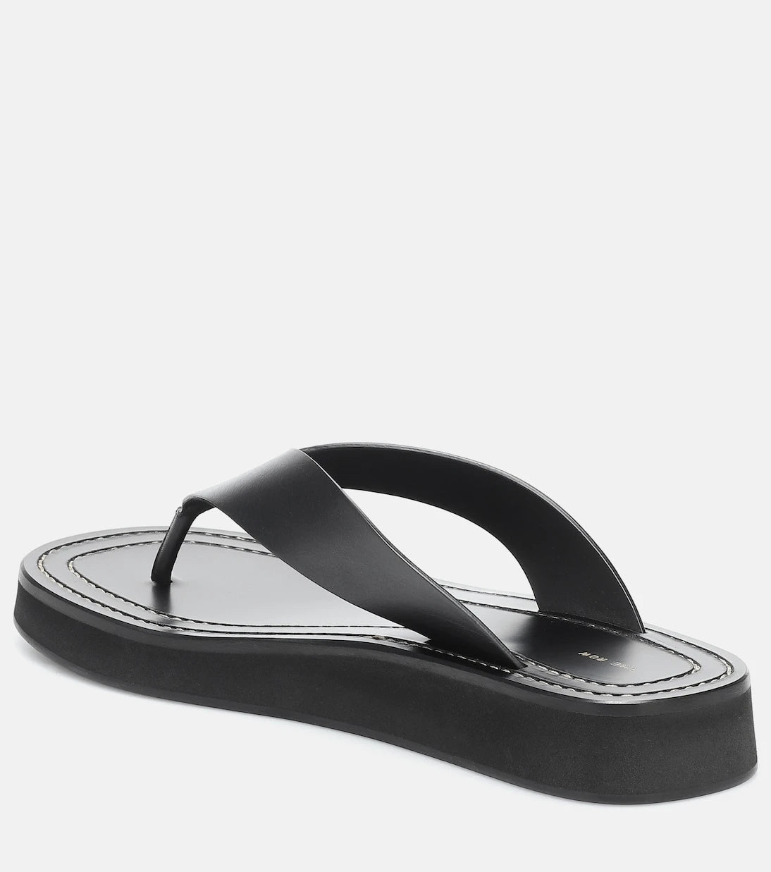 The Row - Ginza leather platform slides