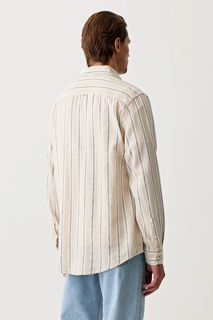 Tommy Jeans риза мъжка с лен