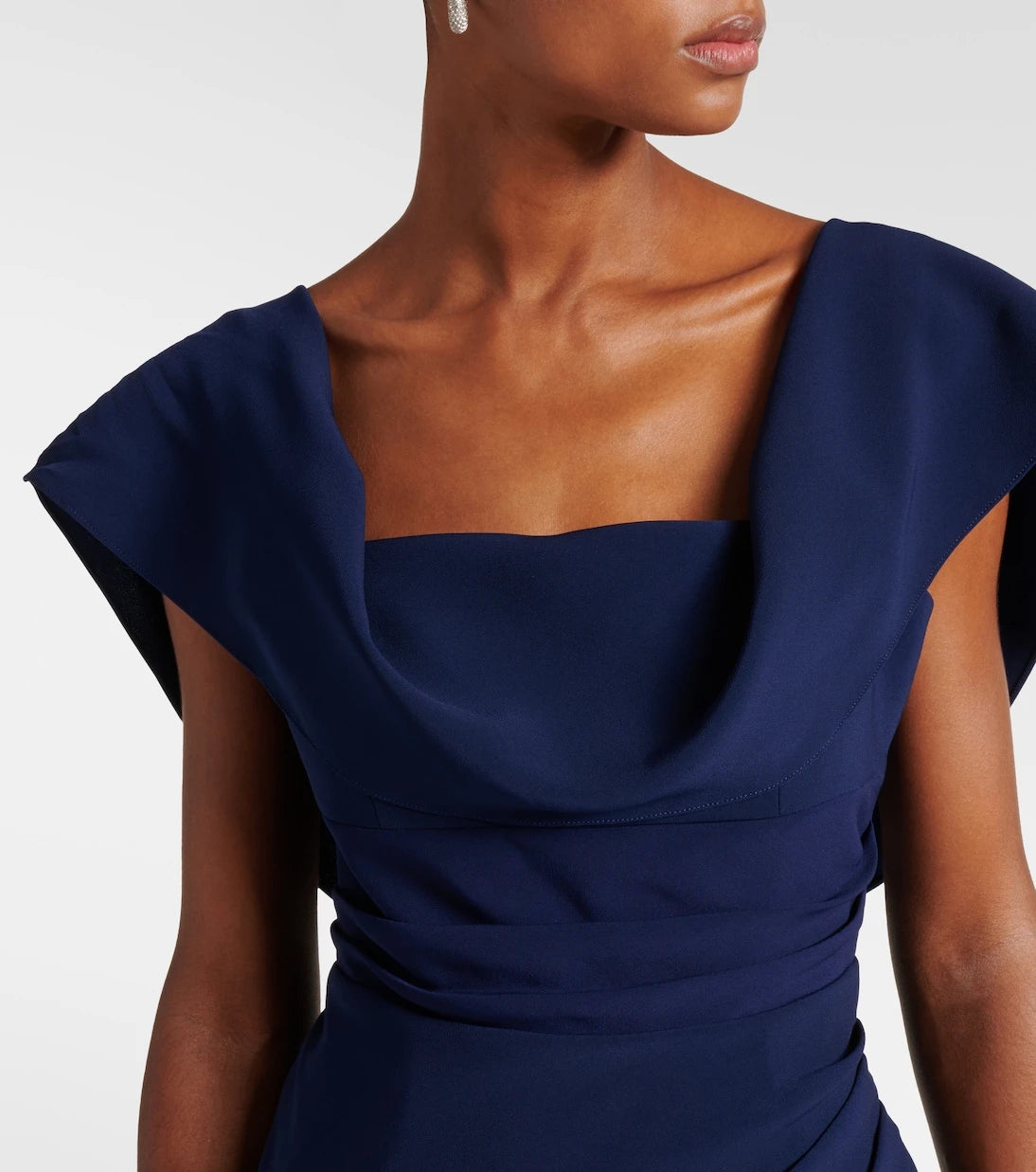 Carolina Herrera - Draped midi dress