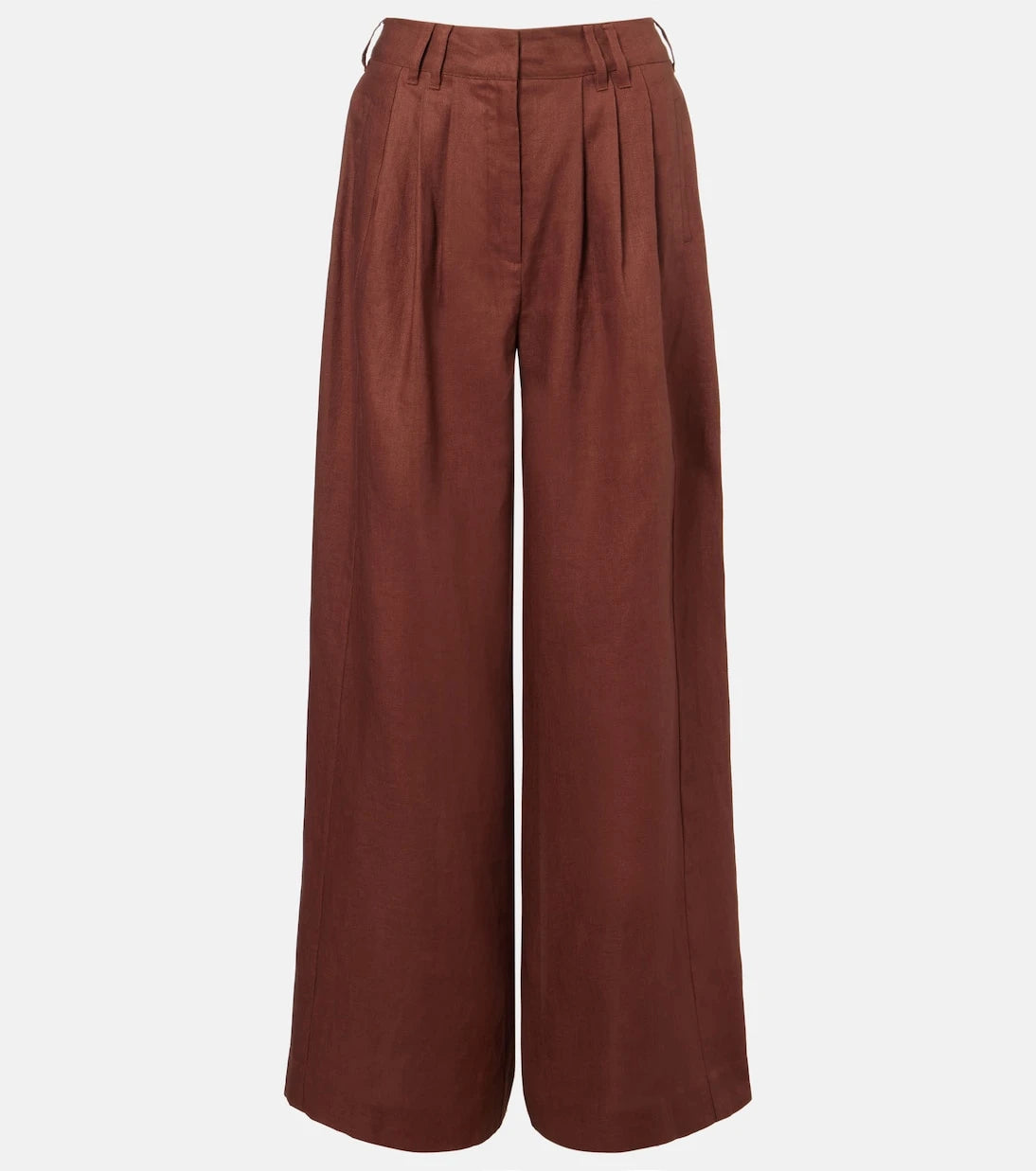 Posse - Parker high-rise linen wide-leg pants