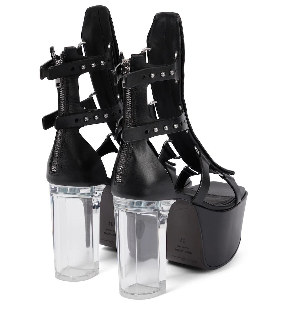Rick Owens - Leather platform sandals