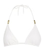 Heidi Klein White Core Rope Triangle Bikini Top