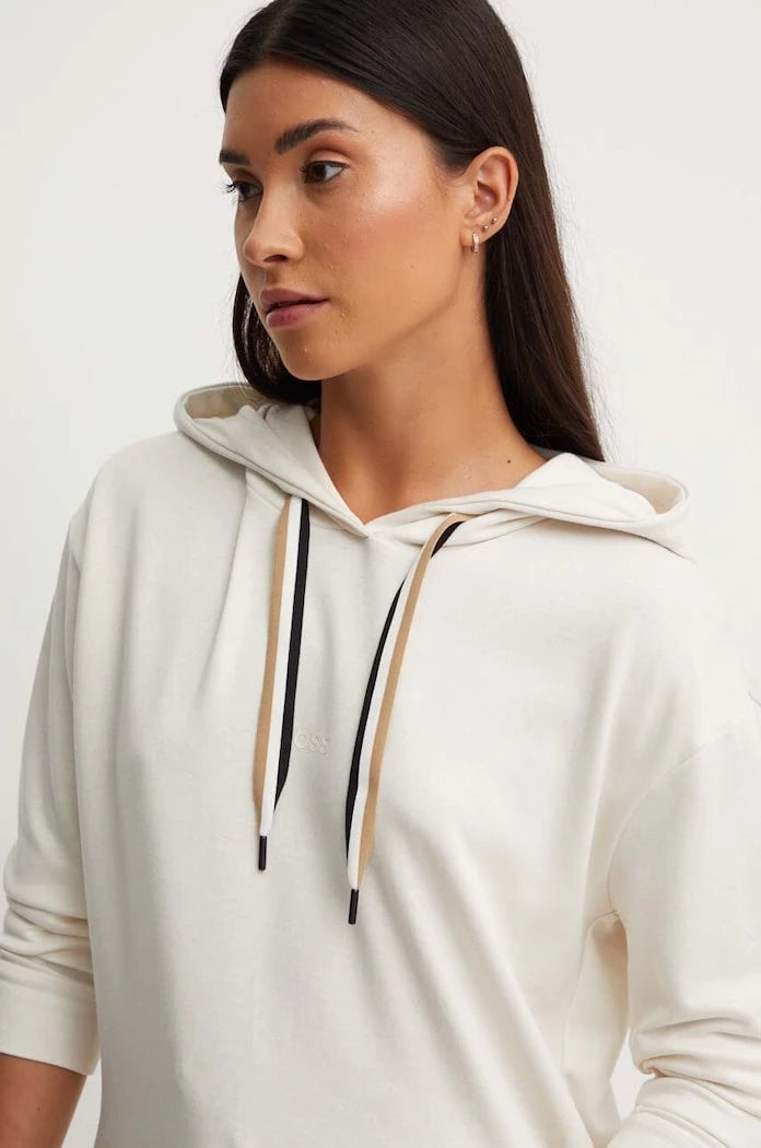 BOSS Kadın Ev Tipi Sweatshirt CP Stripe Hoodie