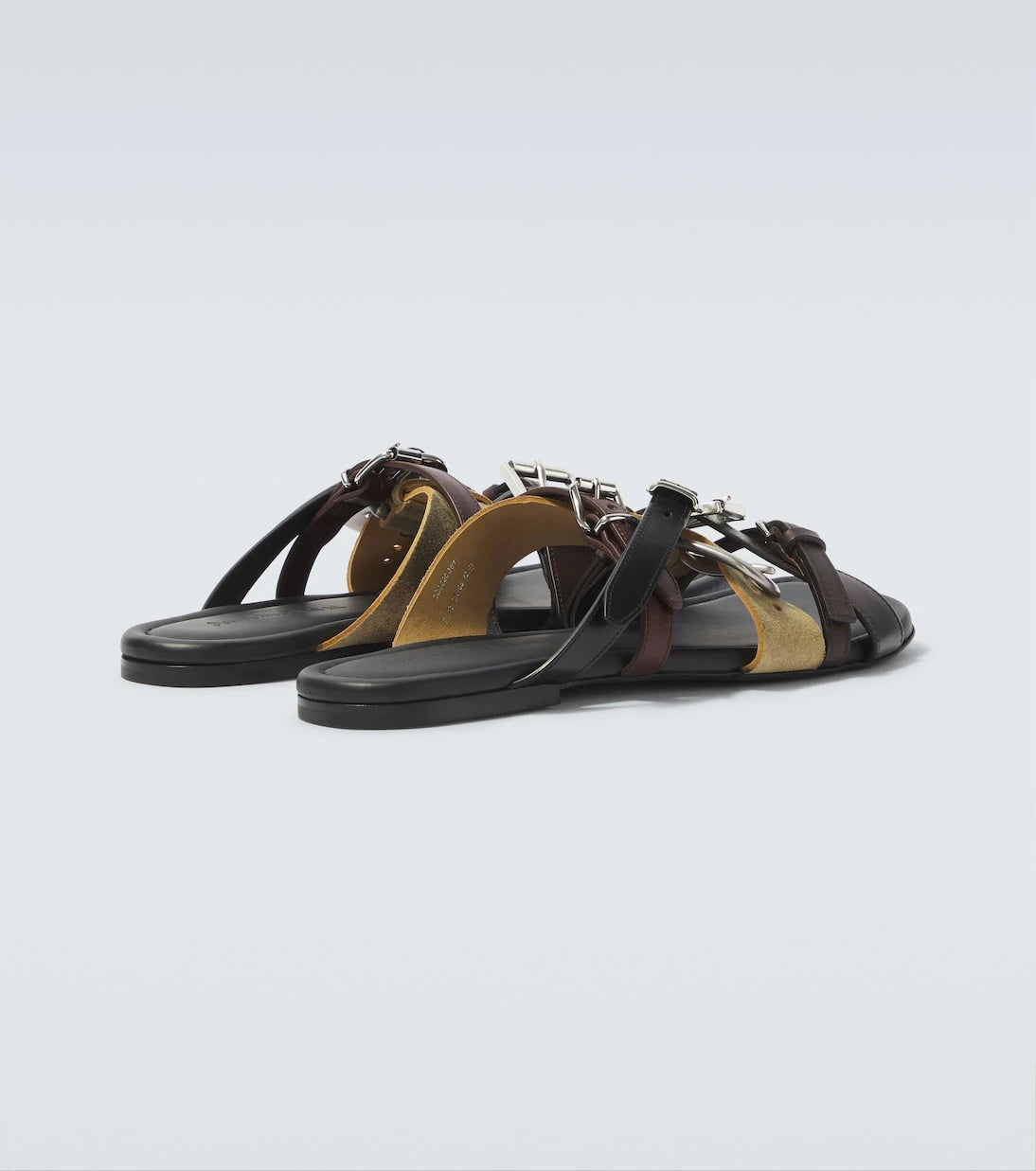Acne Studios - صنادل جلدية