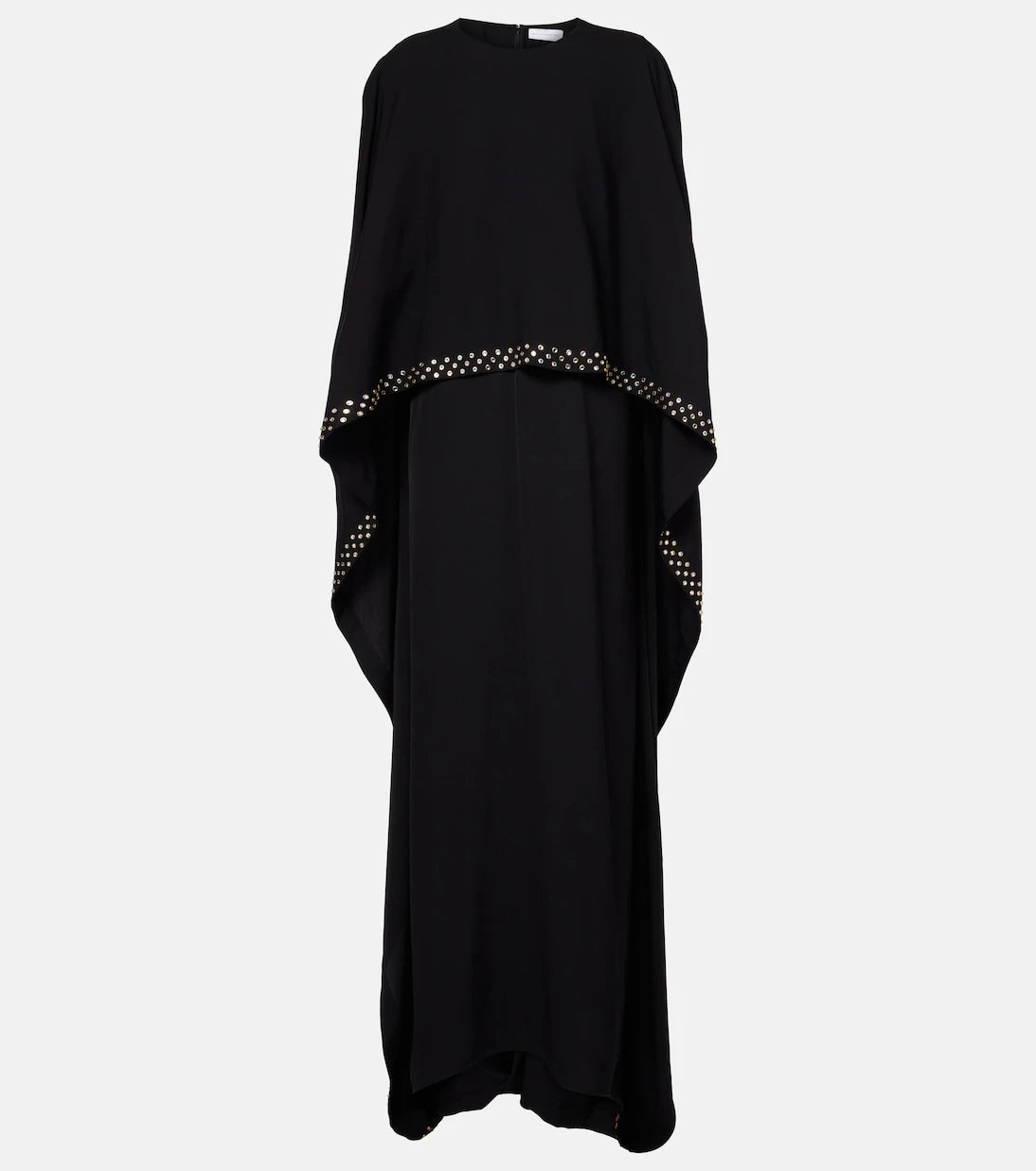 ستيلا مكارتني - فستان ماكسي بكاب مزين
