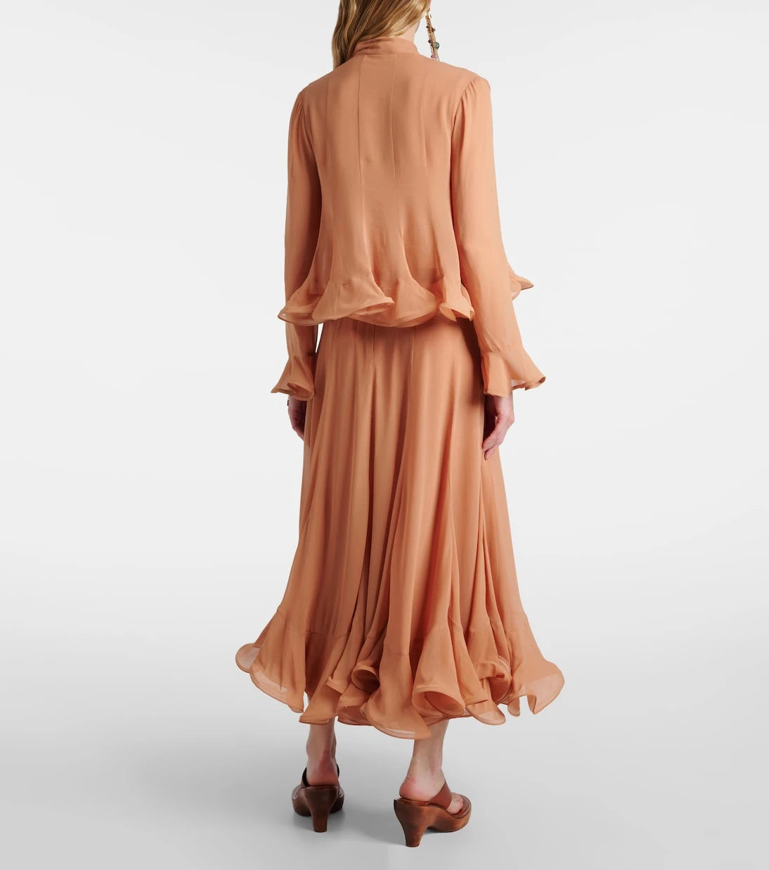 Zimmermann - Balance floral midi skirt
