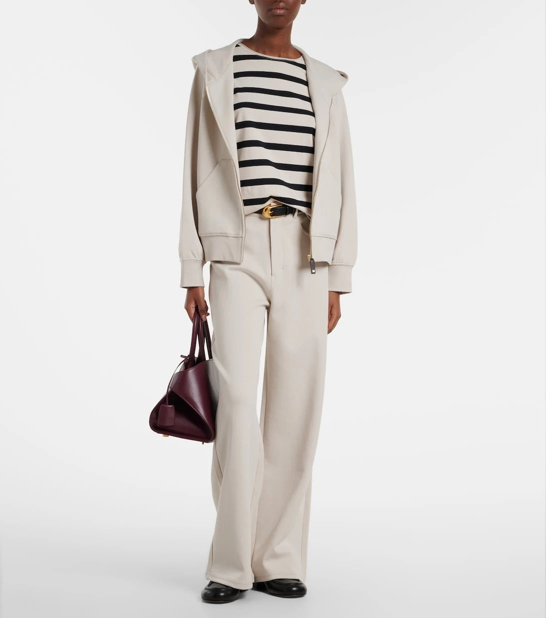 'S Max Mara - Alma cotton-blend hoodie
