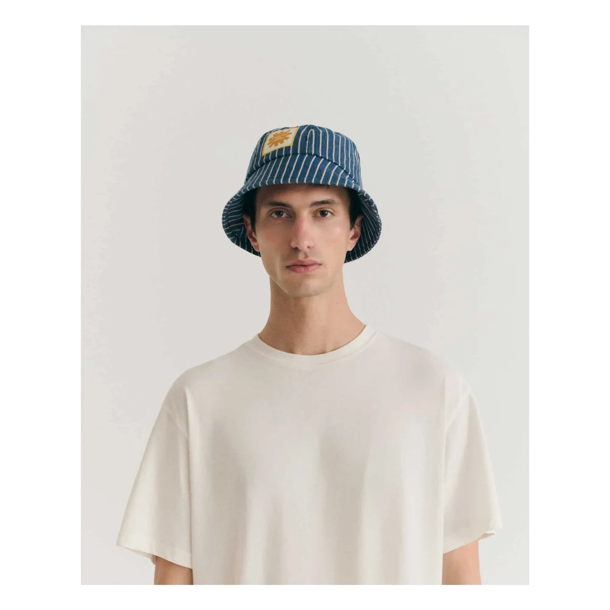 Thinking Mu - Norfeu Striped Bob Organic Cotton | Blue