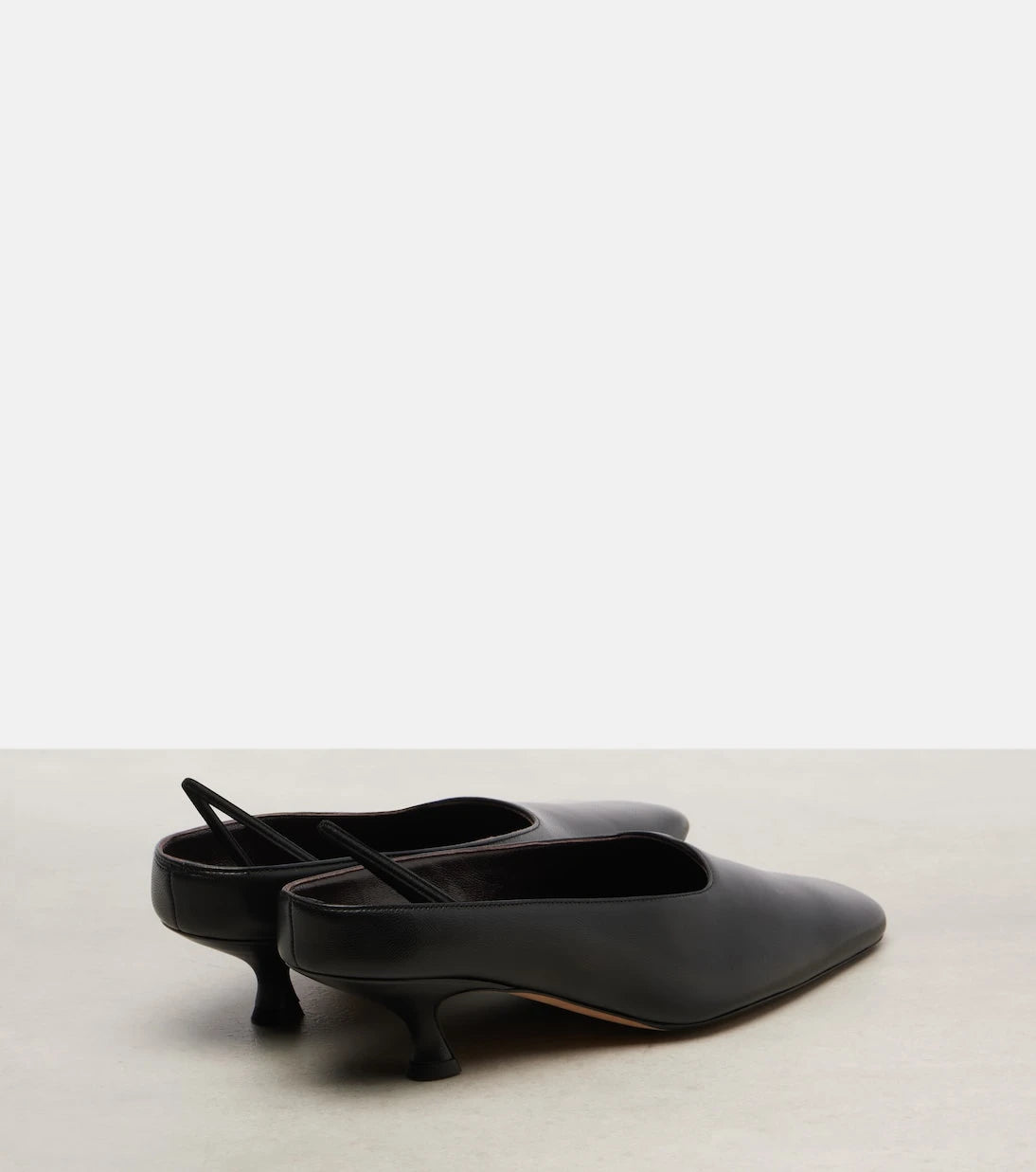 Calvin Klein Collection - Anna leather slingback pumps