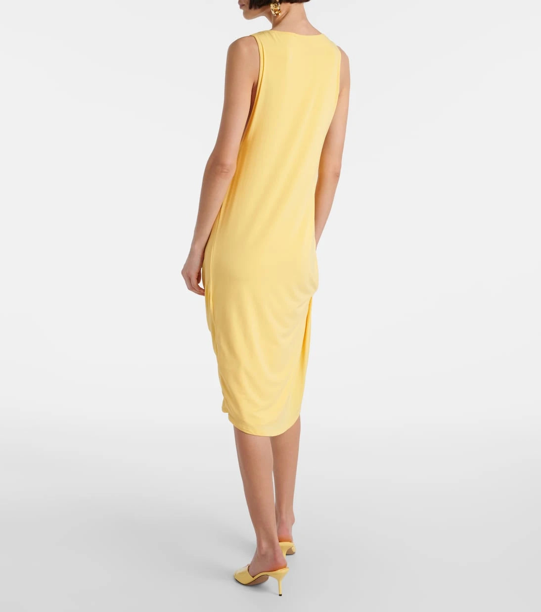 Jacquemus - Peplo draped jersey minidress