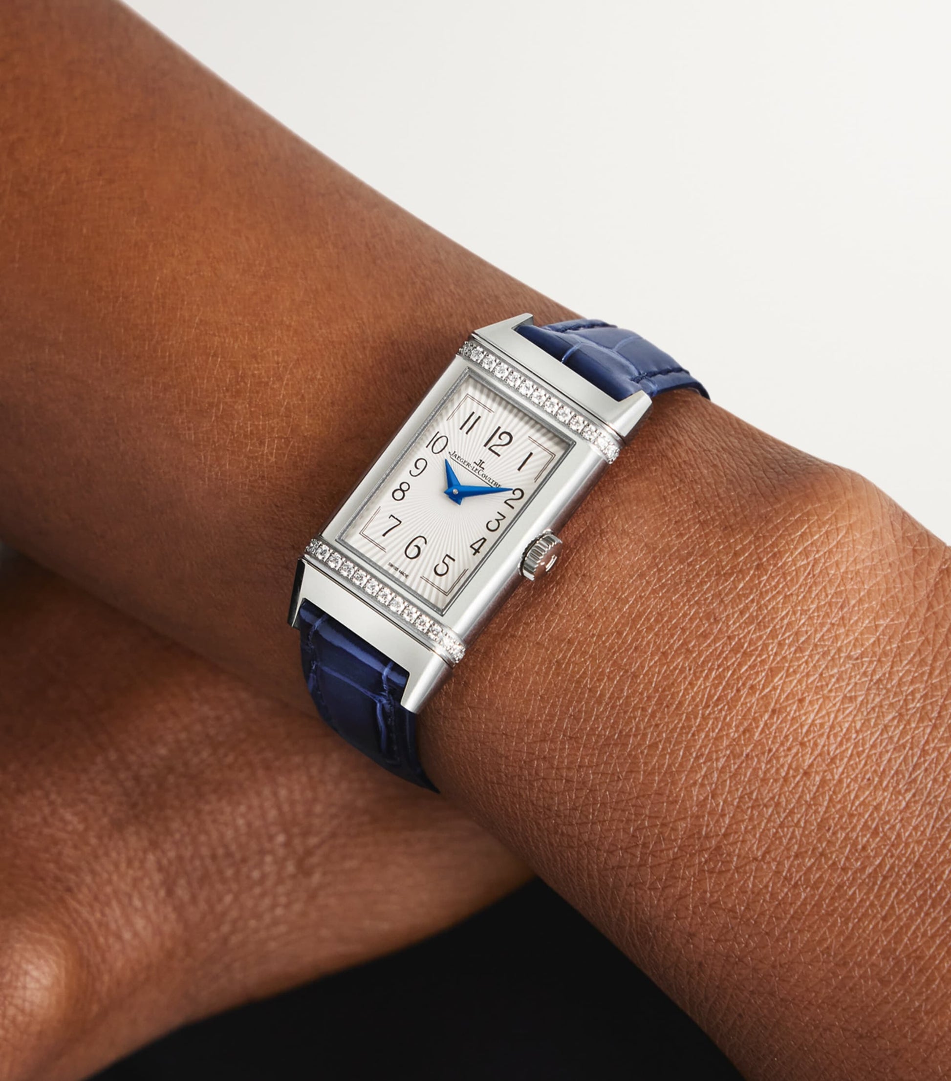 Stainless Steel and Diamond Reverso One Duetto Watch 20mm