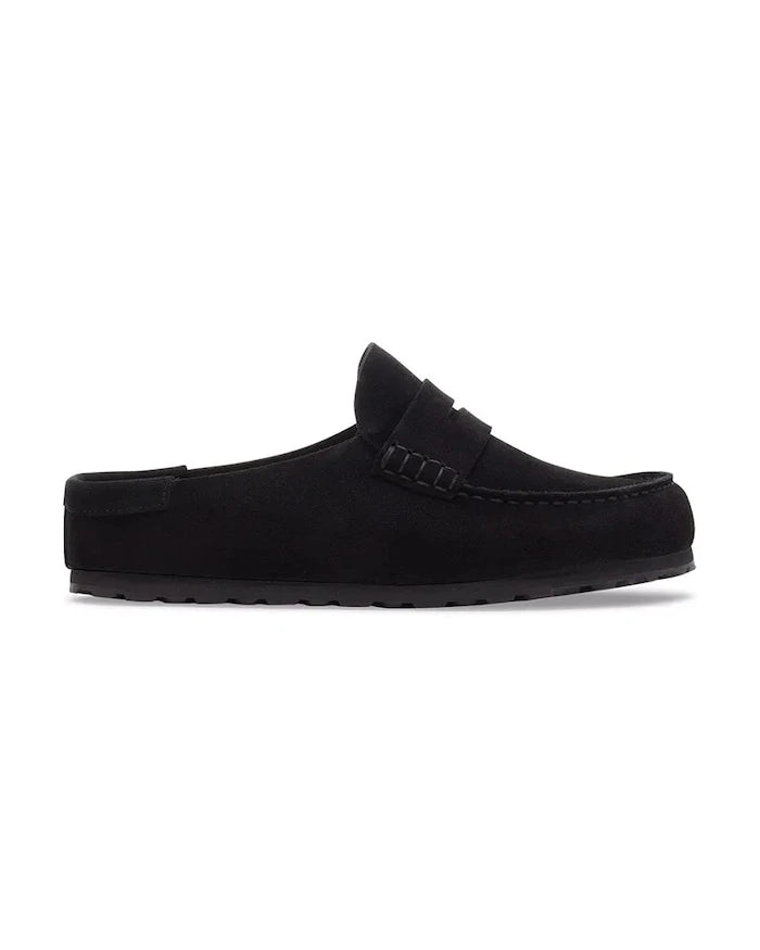 Birkenstock kadın süet terlik sabo Naples Wrapped Suede Leather