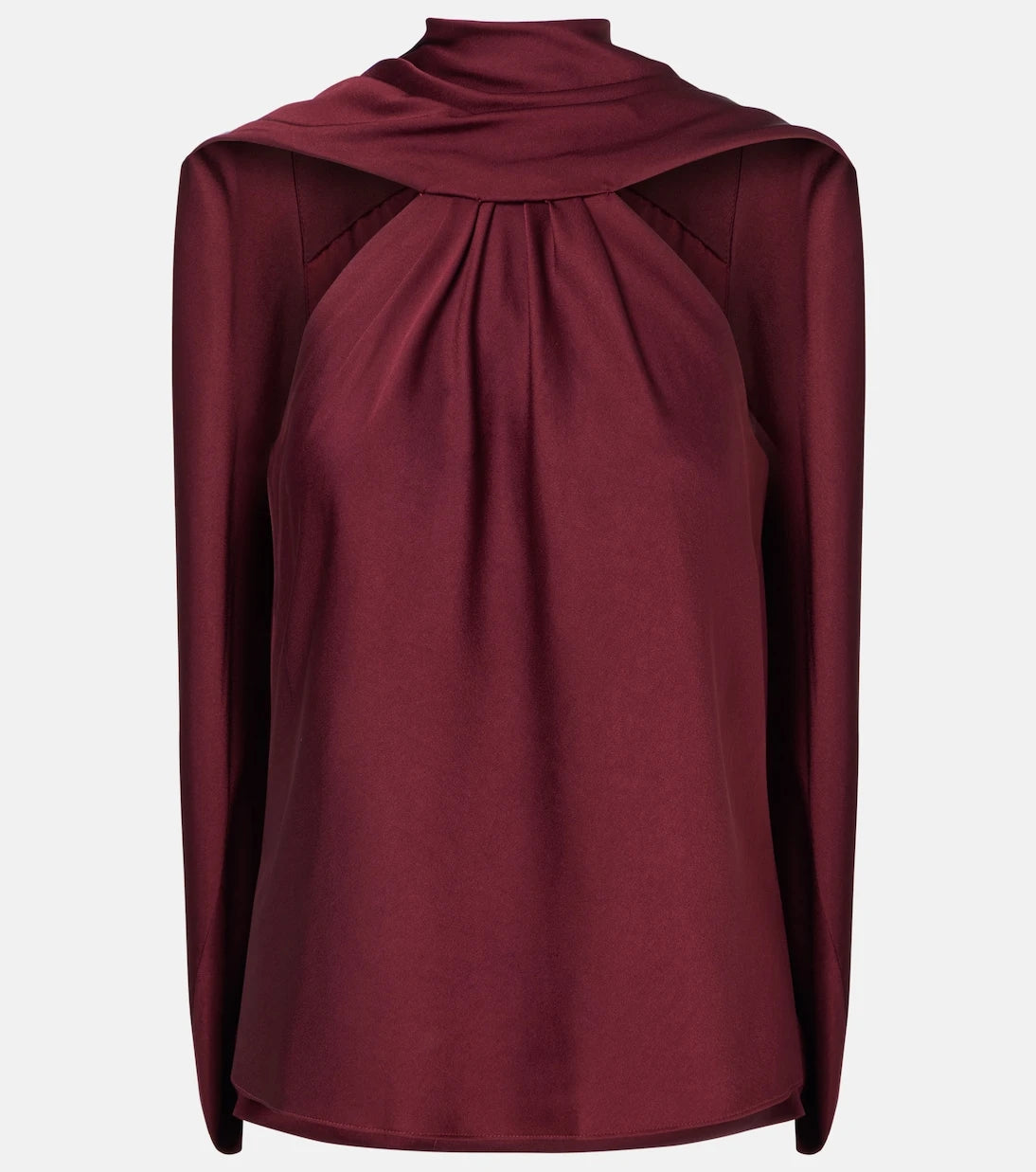 Simkhai - Scarlett caped satin top