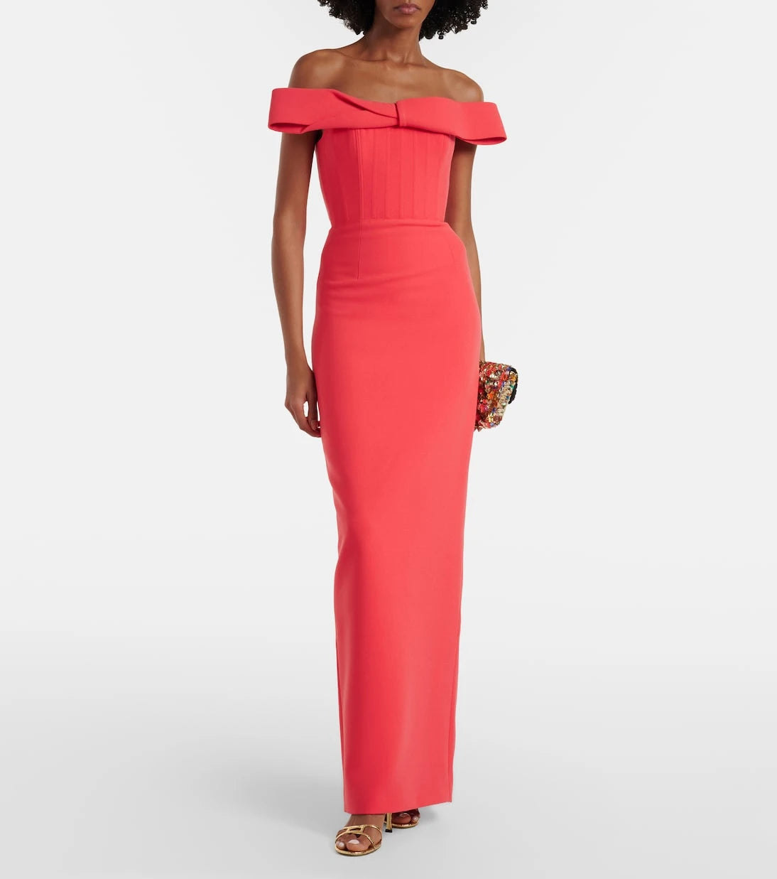 Rachel Gilbert - Rydell off-shoulder gown