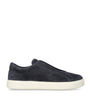 Suede H668 Slip-On Sneakers NAVY
