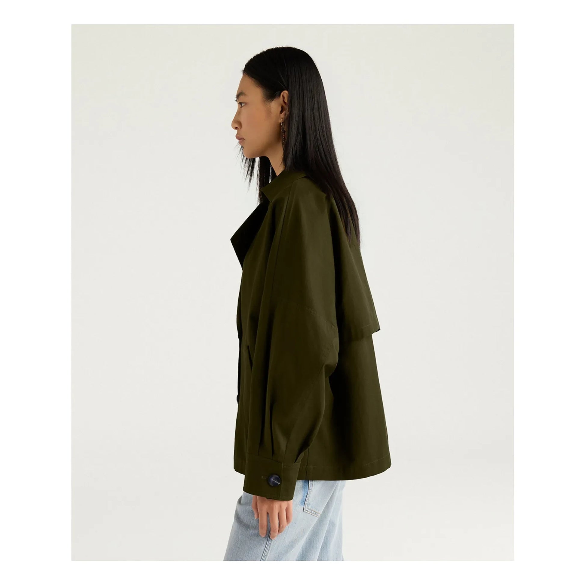 Momoni - Jemez coat | Khaki