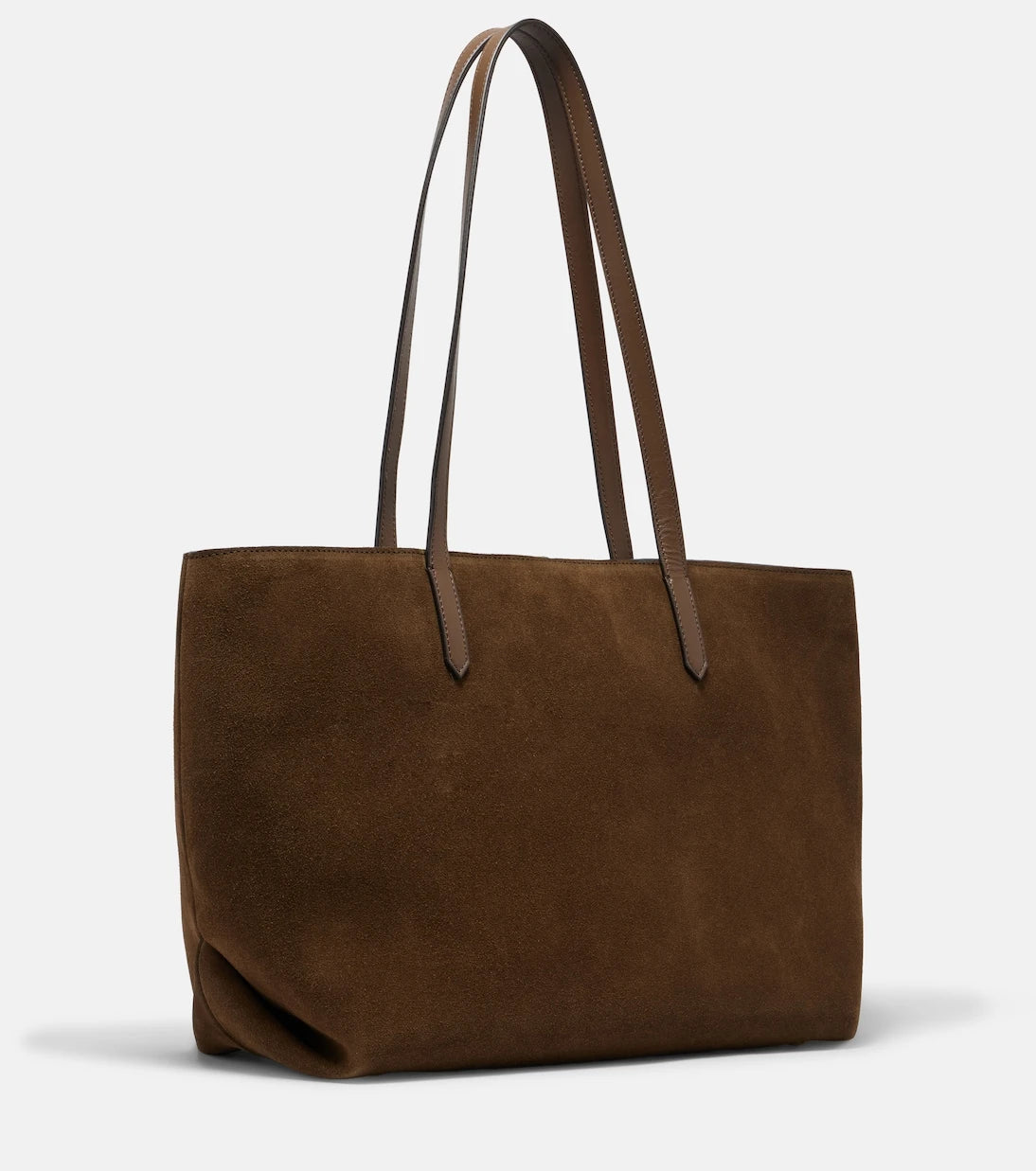 DeMellier - Tokyo leather-trimmed suede tote bag
