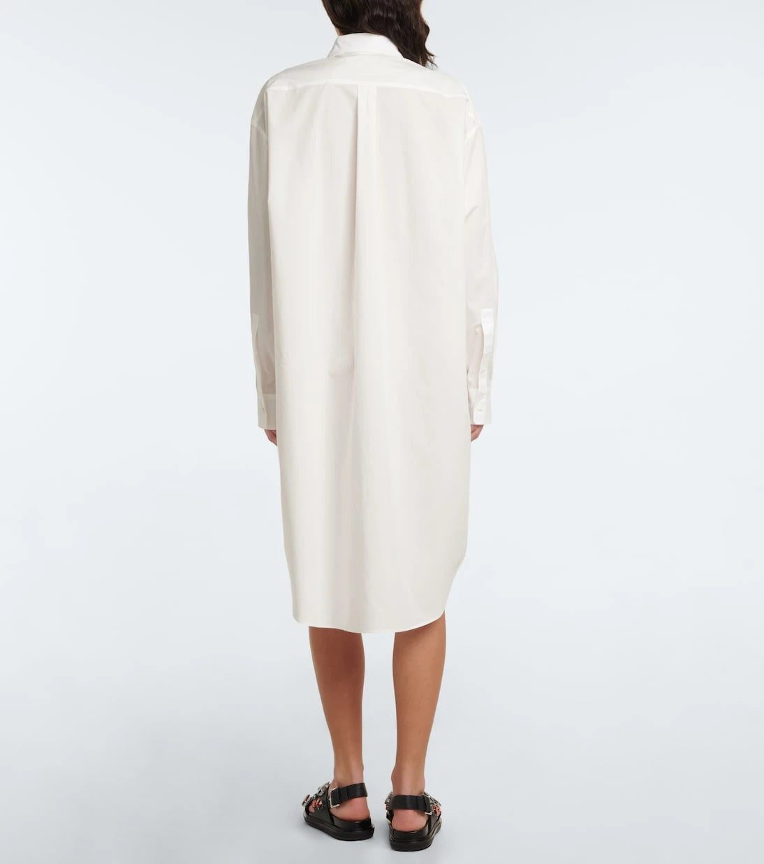 Marni - Printed cotton poplin shirt dress