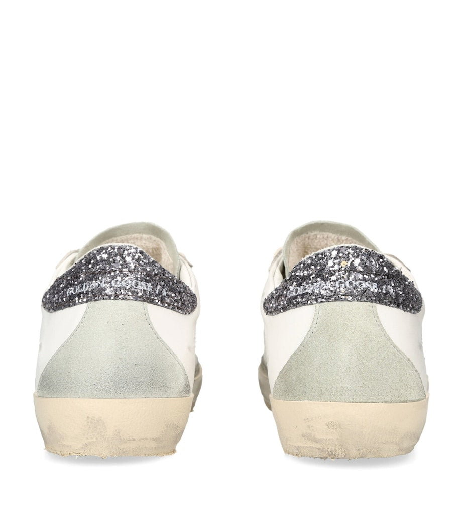 Golden Goose White Leather Superstar Sneakers