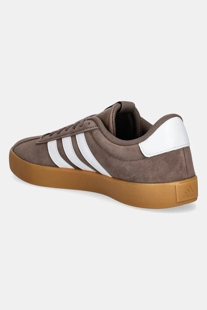 Маратонки от набук adidas Vl Court