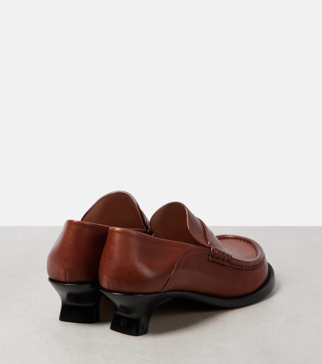 Loewe - Campo leather loafers