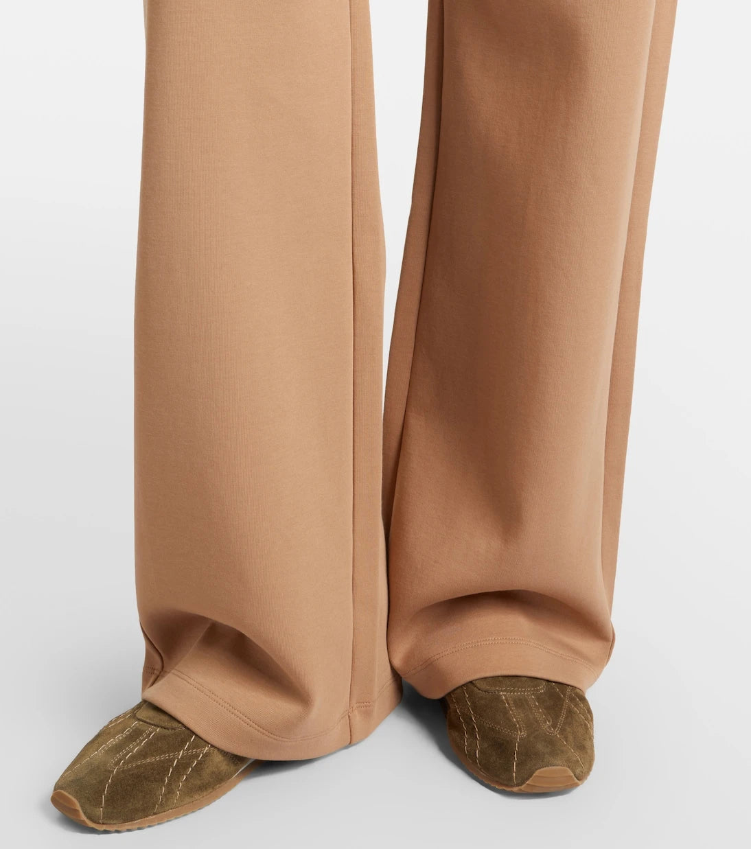 'S Max Mara - Cotton-blend jersey wide-leg sweatpants