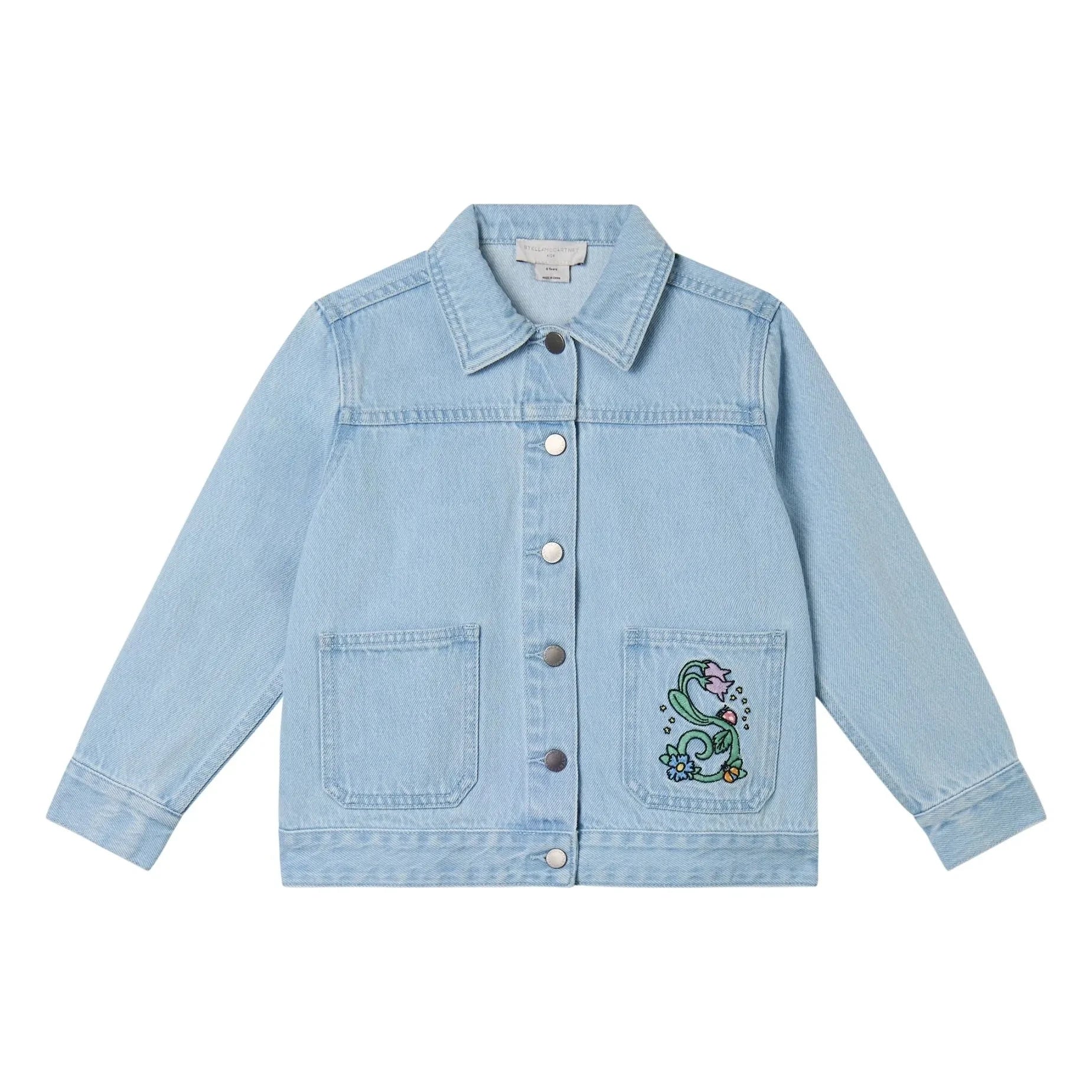 Stella McCartney Kids - Denim Organic Cotton Jacket | Blue