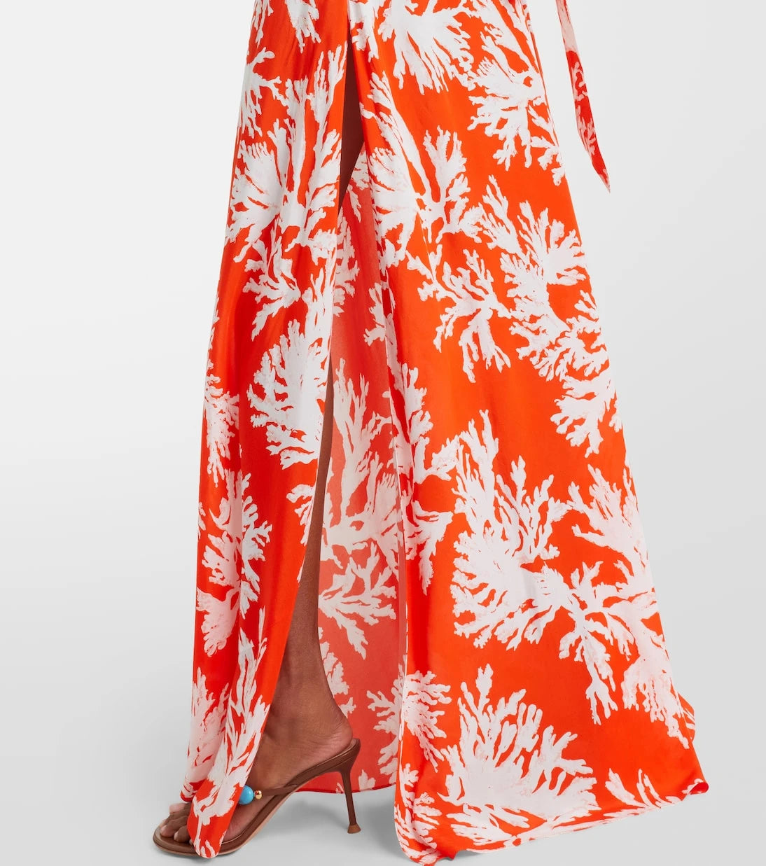 Alexandra Miro - Odetta scarf-detail one-shoulder gown