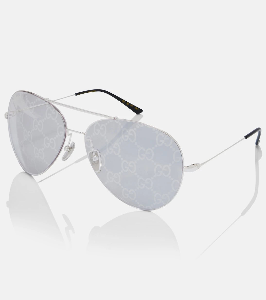 Gucci - Guccissima GG aviator sunglasses