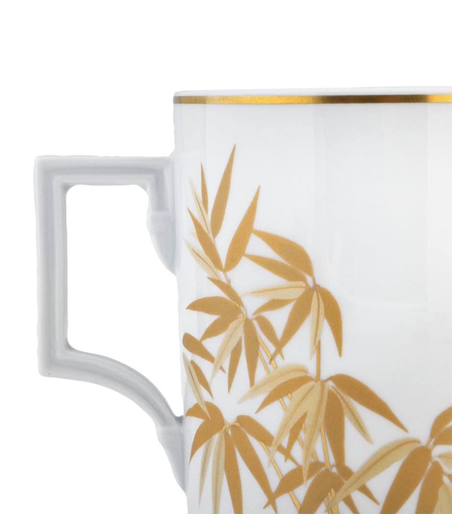 Meissen Golden Bamboo Espresso Cup and Saucer