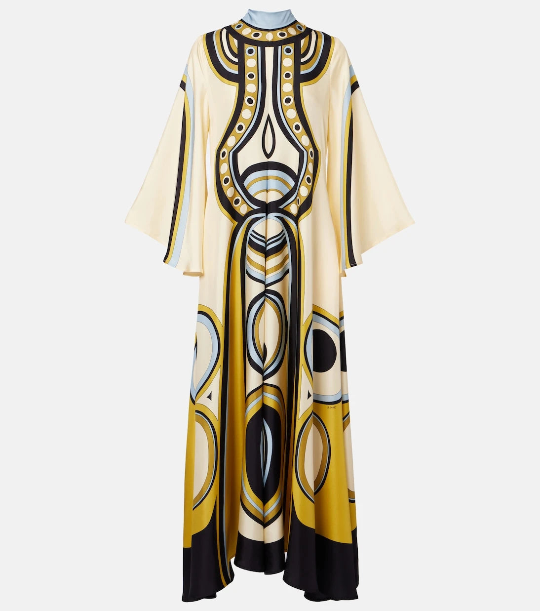 La DoubleJ - Magnifico printed silk twill maxi dress
