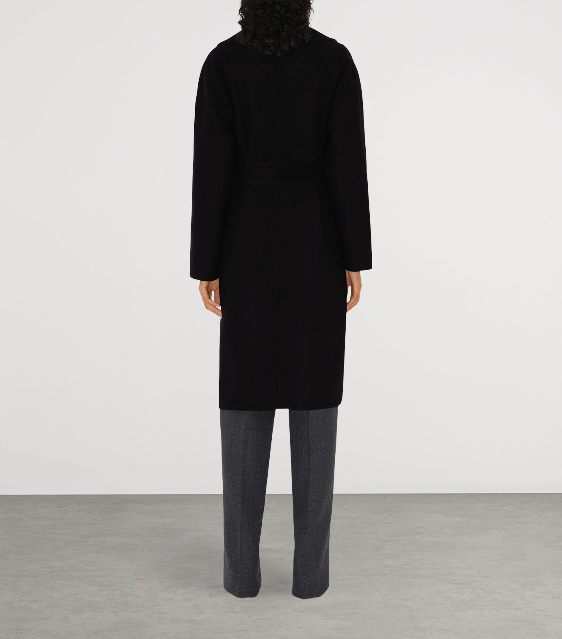 Burberry Wool Reversible Hooded Wrap Coat