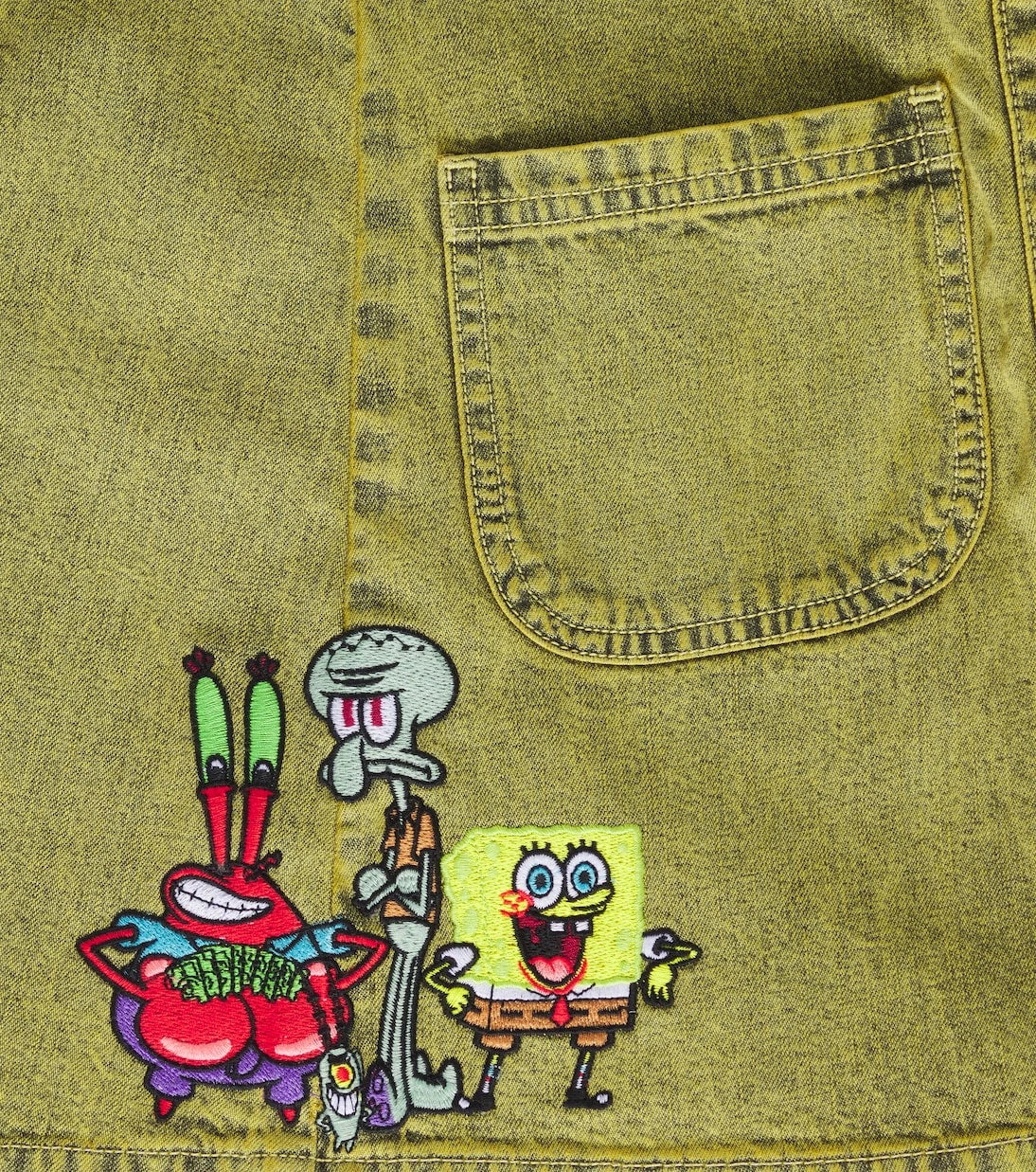 Stella McCartney Kids - x Spongebob denim dress