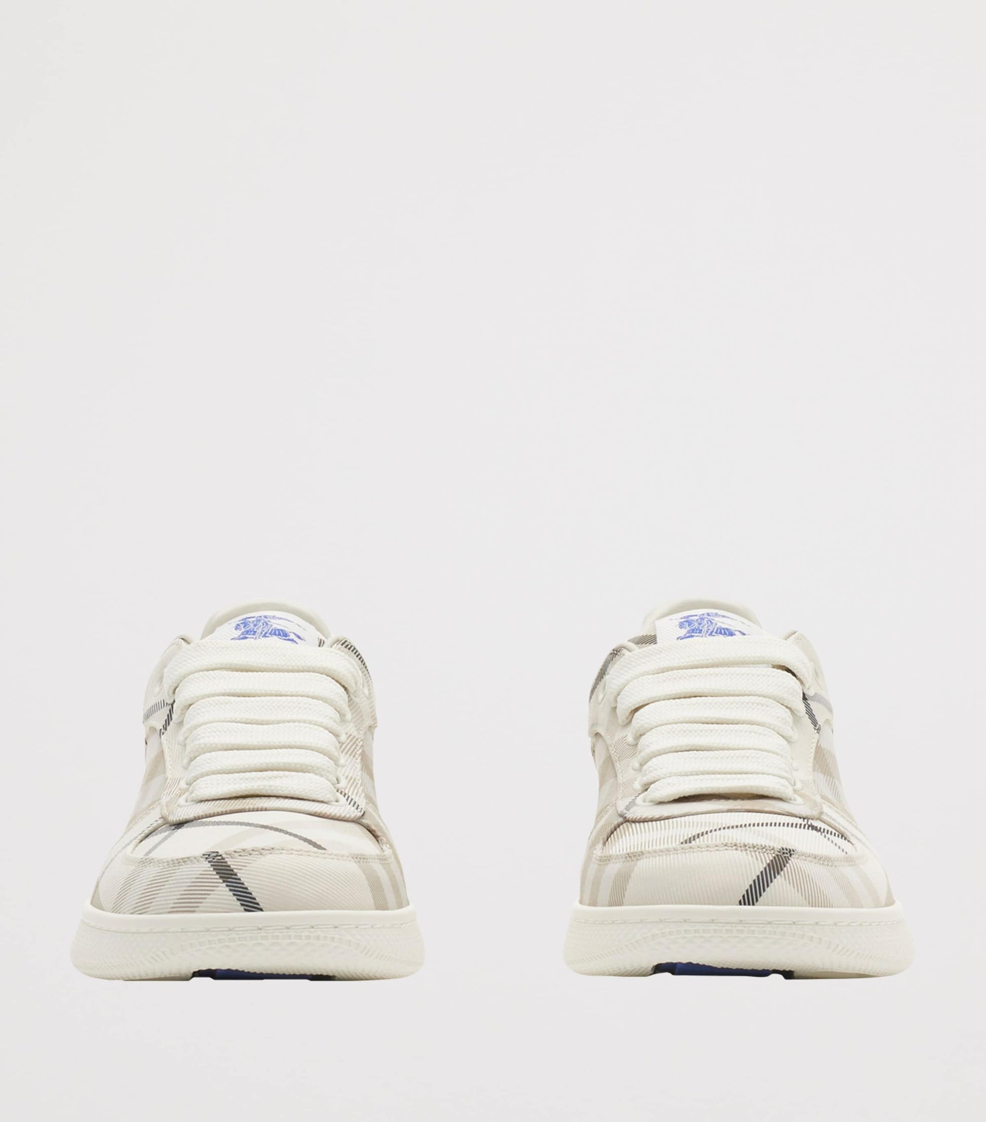 Burberry White Check Terrace Sneakers