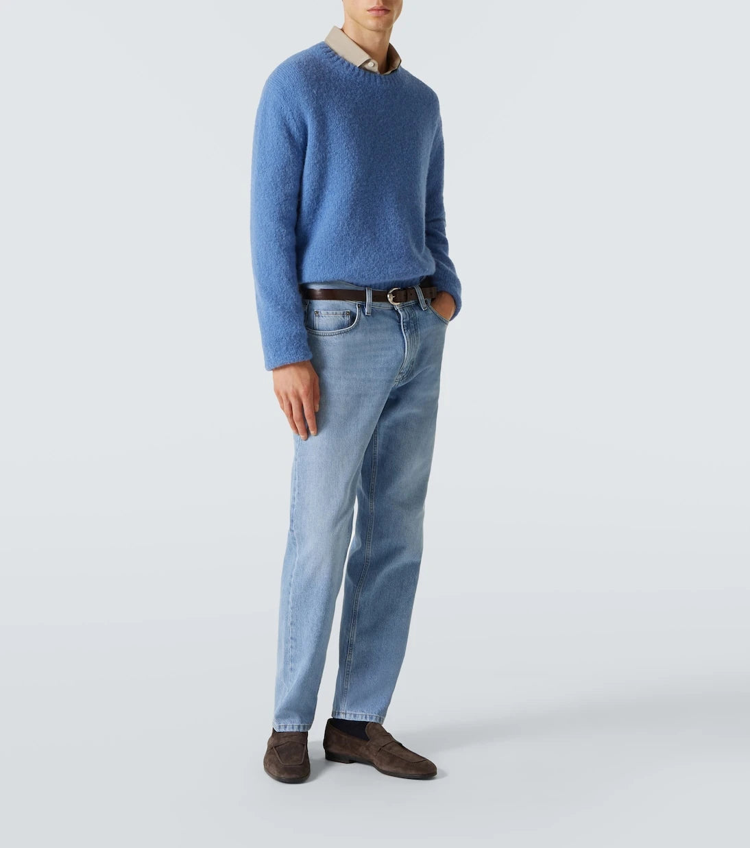 Zegna - جينز روكيا بقصّة مستقيمة