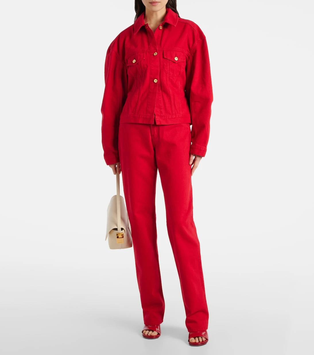 Jacquemus - De-Nîmes high-rise straight jeans