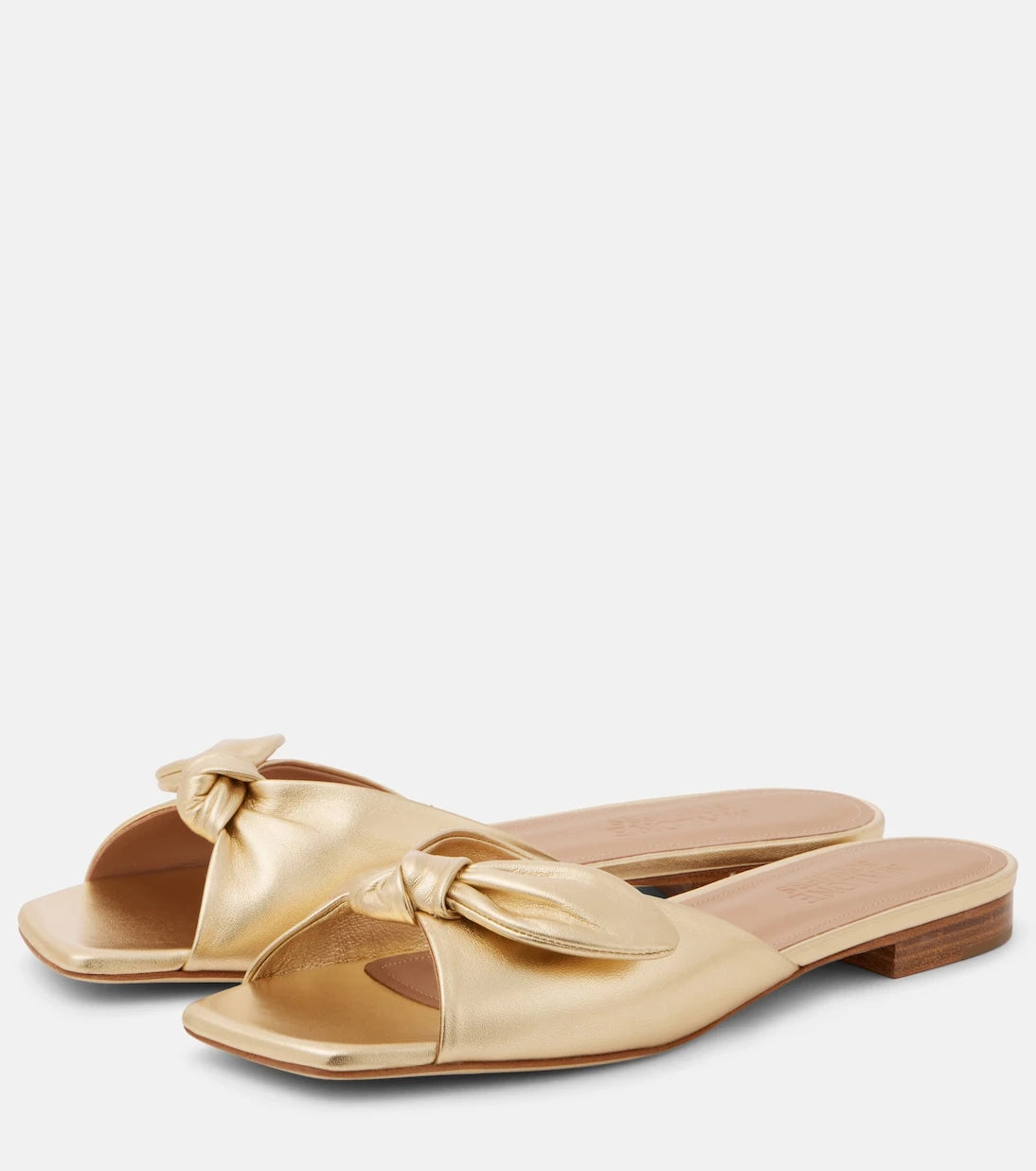 Malone Souliers - Vargas 10 metallic leather mules