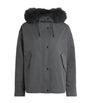 Yves Salomon Waterproof Fur-Trim Parka Coat