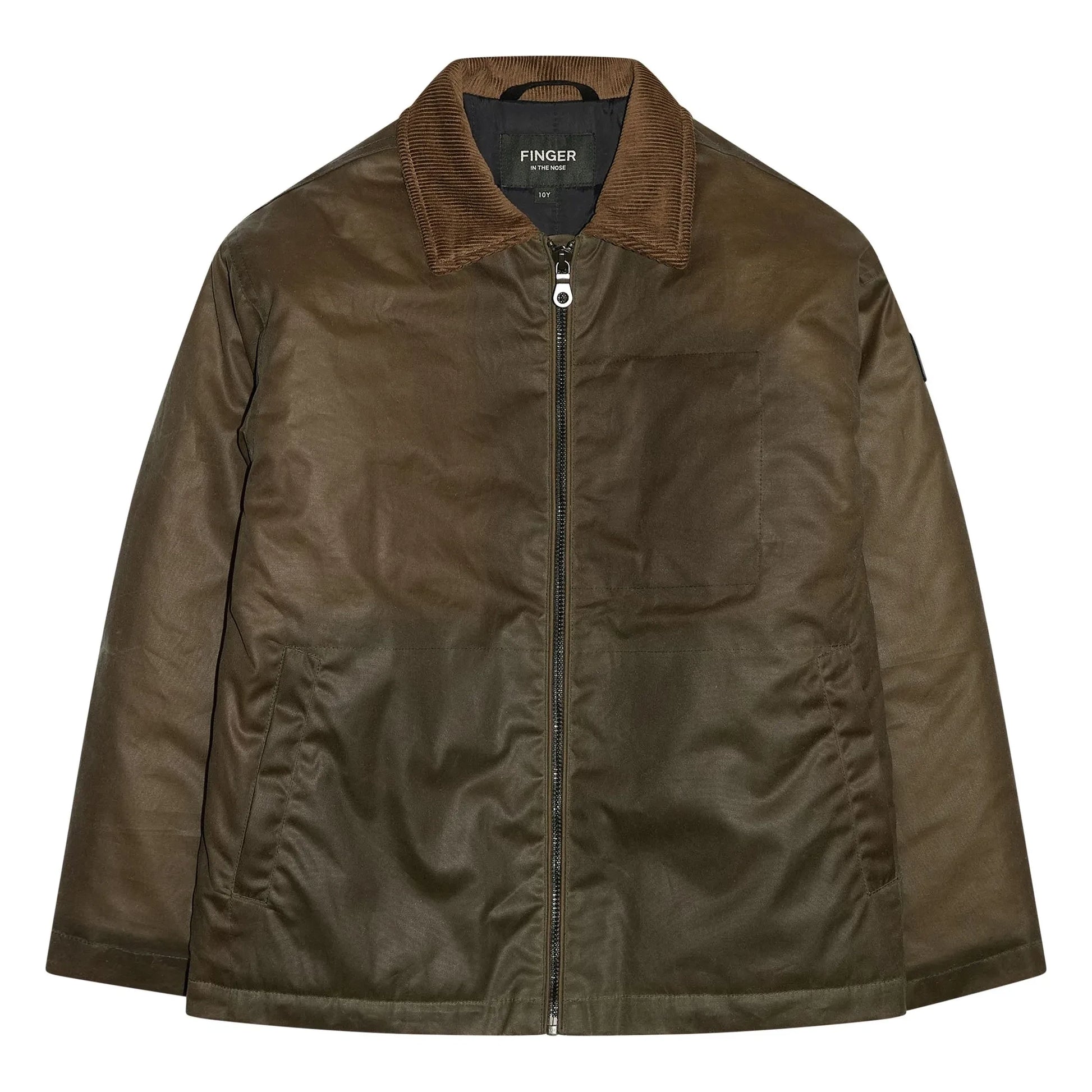 Finger in the nose - Clark Oiled Canvas Jacket | Khaki