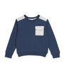 Eleventy Kids Cotton Contrast-Trim Sweatshirt (2-16 Years)