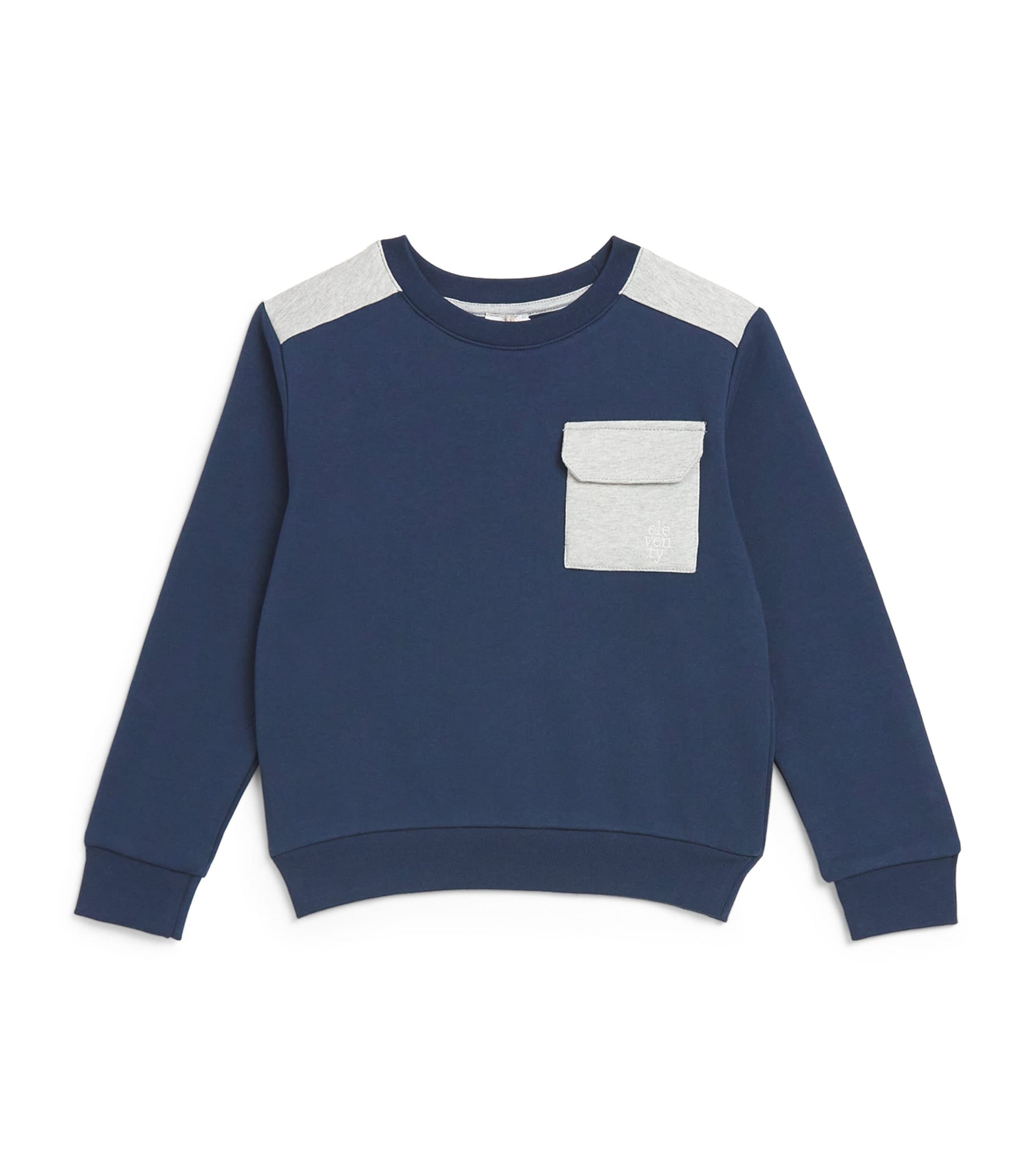 Eleventy Kids Cotton Contrast-Trim Sweatshirt (2-16 Years)