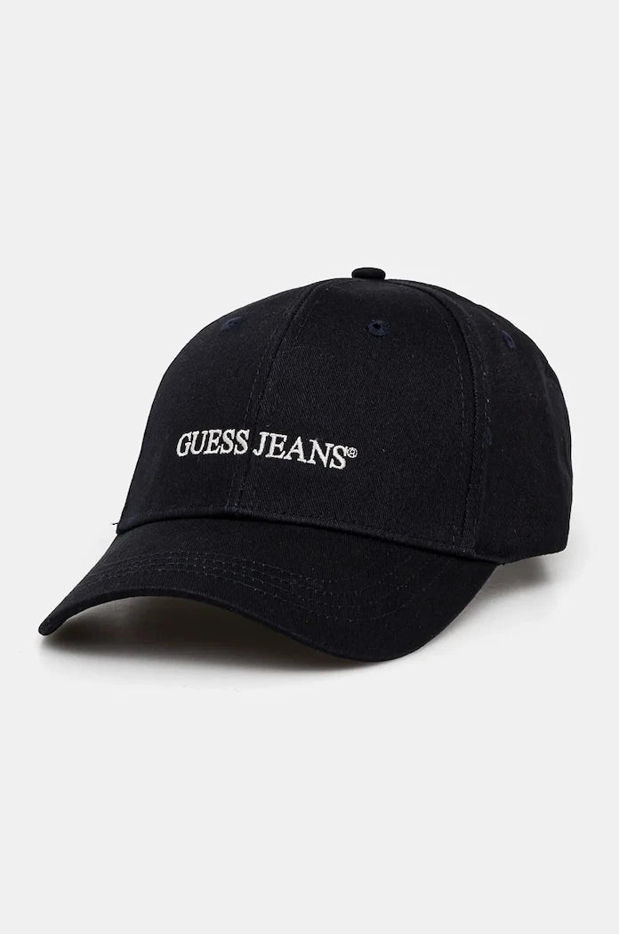 Guess Jeans pamuklu siperlikli şapka