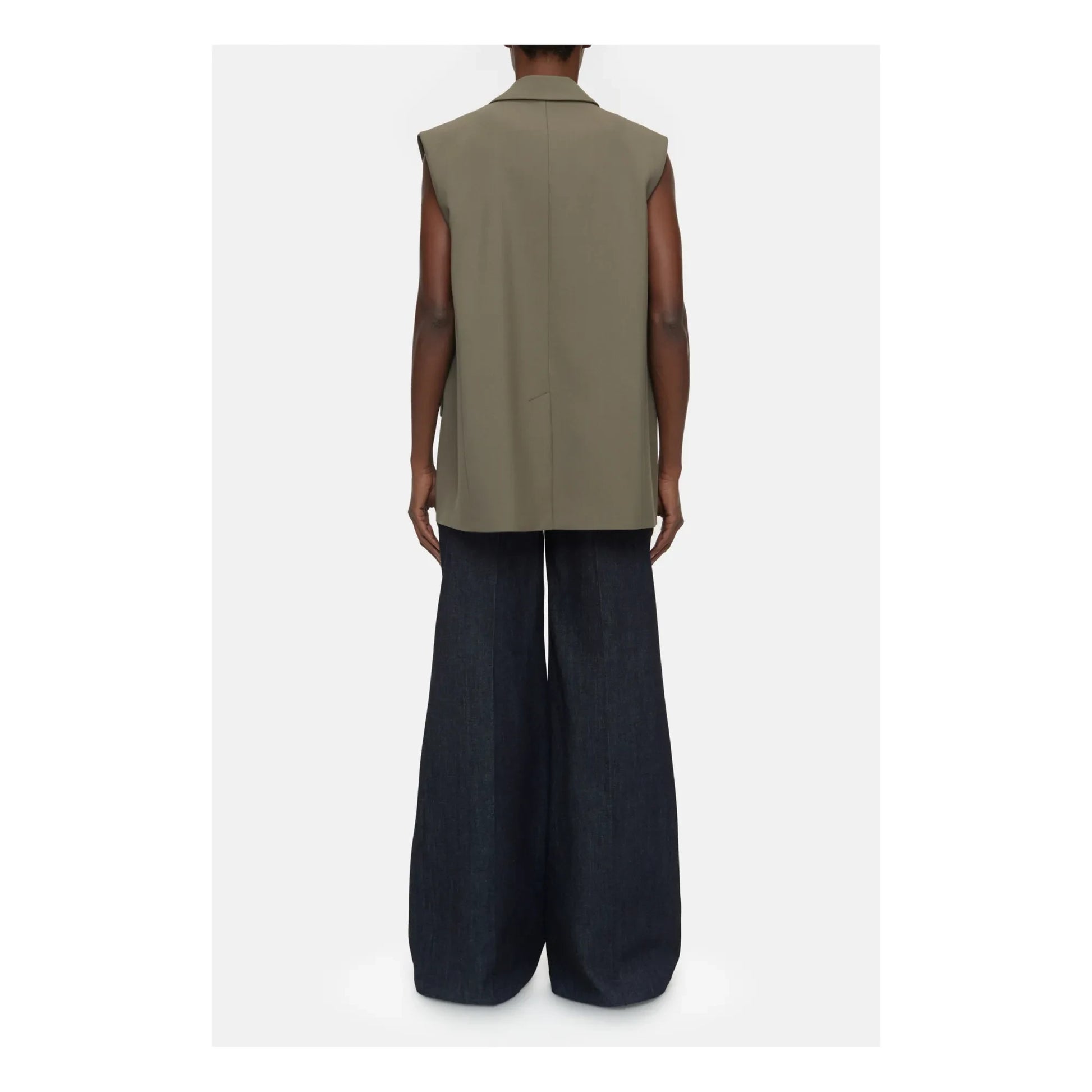 Closed - Sleeveless blazer | Khaki