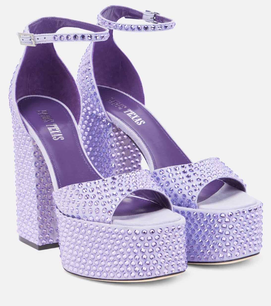Paris Texas - Holly Tatiana embellished leather platform sandals