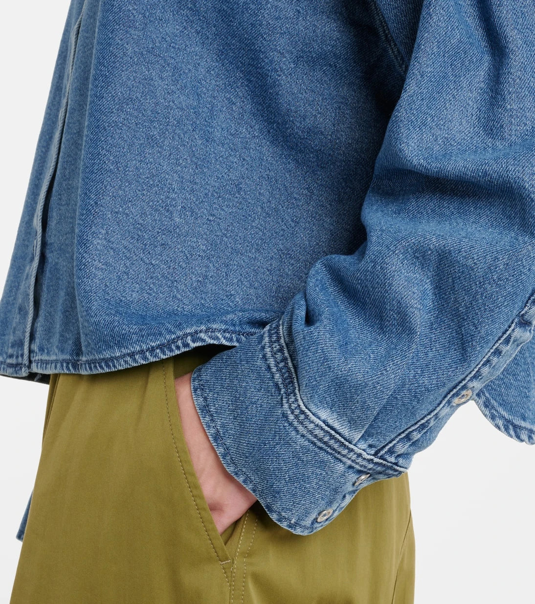 7 For All Mankind - Nina cropped denim shirt